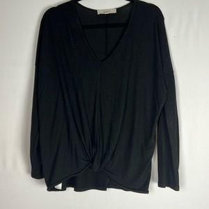Loft black sweater, size L